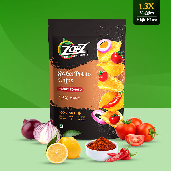 Sweet Potato Tangy Tomato Chips 90g