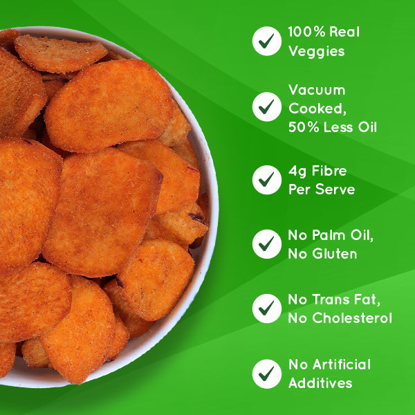 Sweet Potato Tangy Tomato Chips 90g